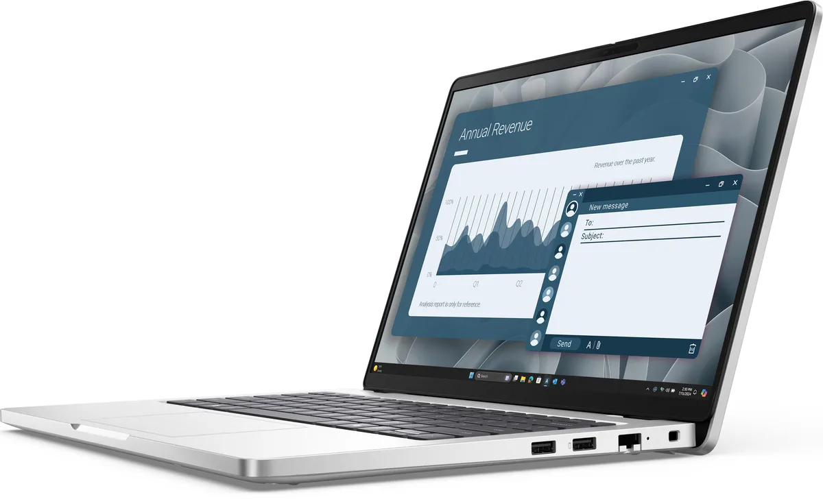 Ноутбук Dell Pro 14 14" IPS 16GB SSD 512GB сріблястий