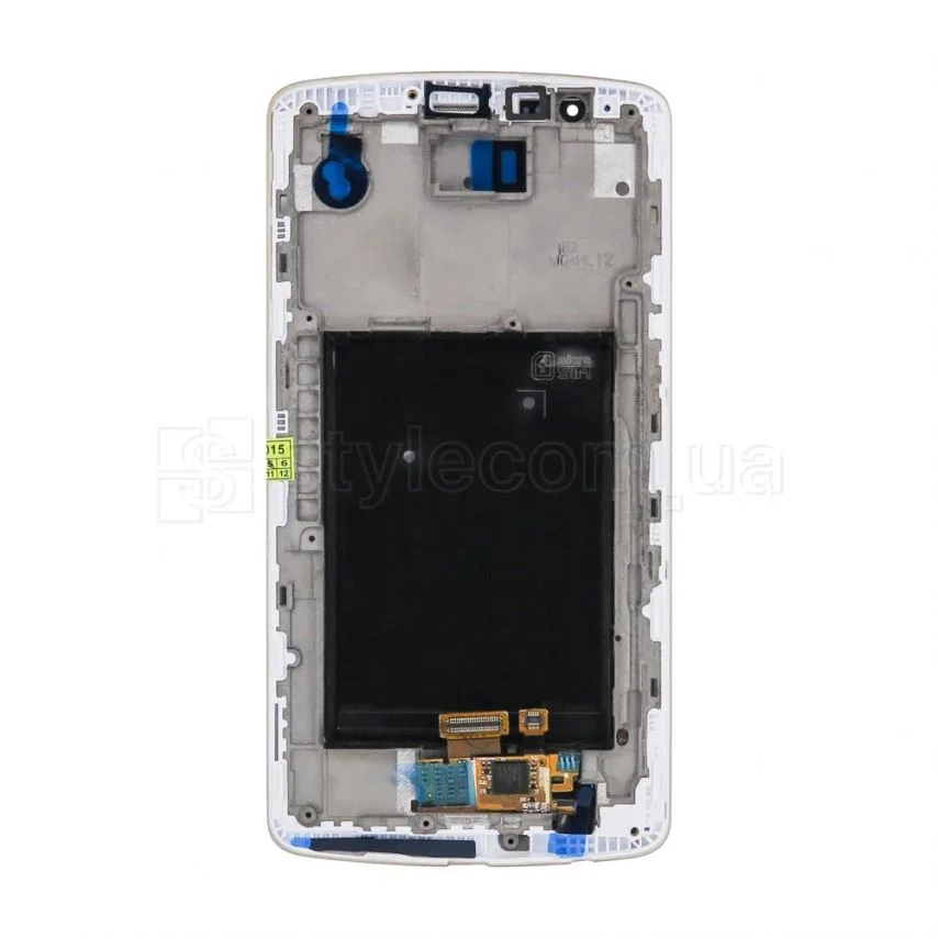 Дисплей LCD LG білий з сенсорним екраном та рамкою Original Quality