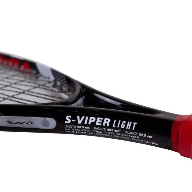 Ракетка Speedminton графіт 58,5 см чорна 485 см²