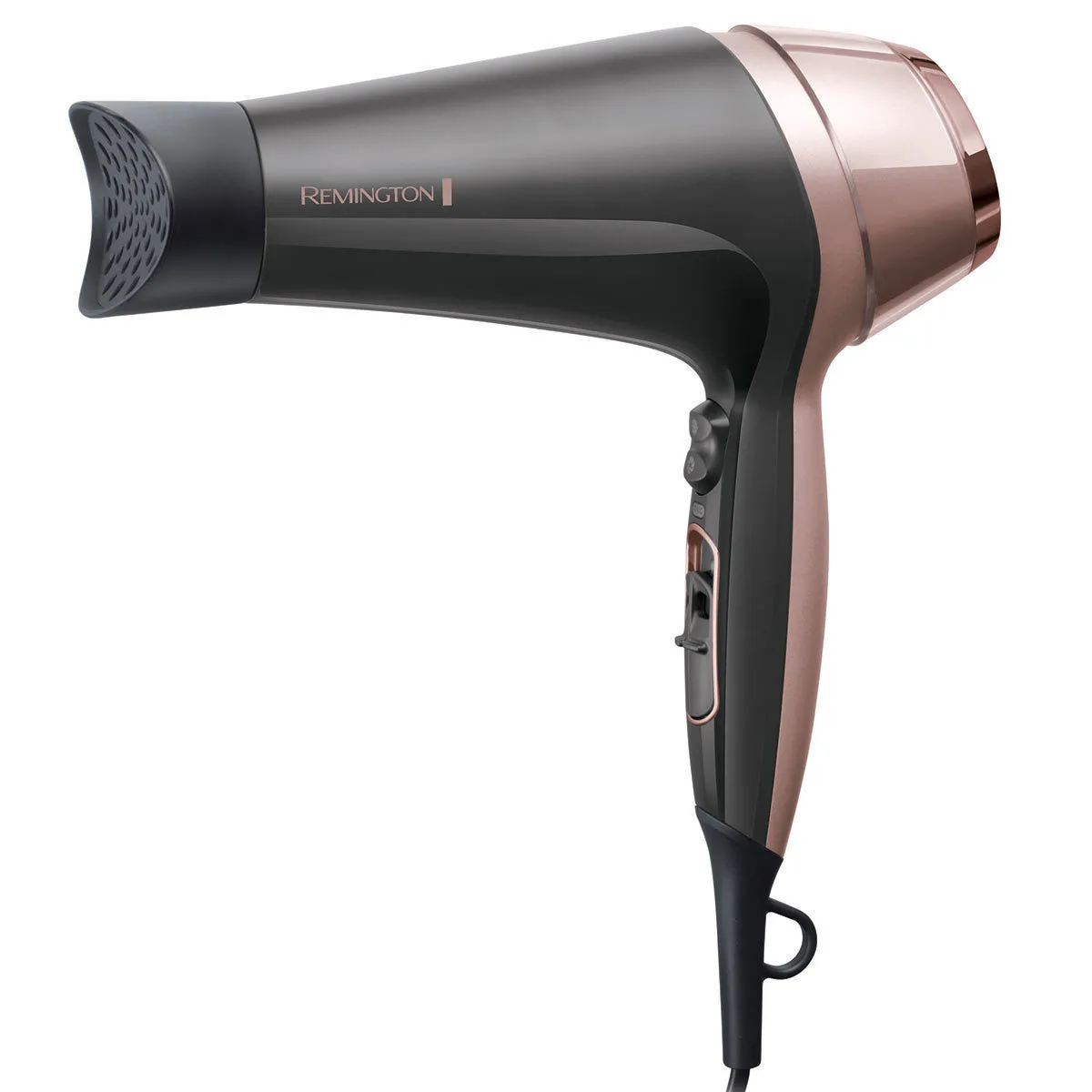 Фен Remington Curl Straight Confidence 2200 Вт 3 режима диффузор черно-бежевый