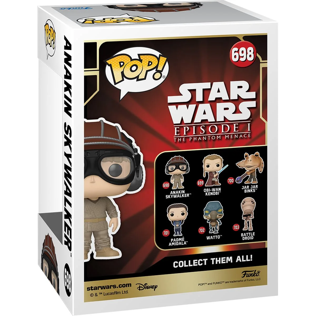 Фигурка Funko POP Star Wars: PM 25th - Анакин с шлемом