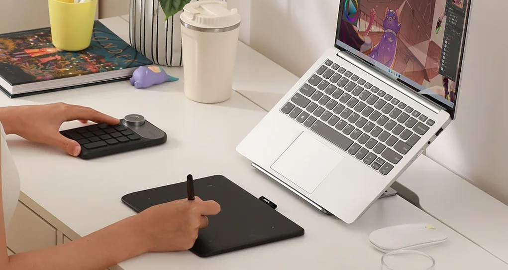 Графический планшет Huion 10.5"x6.25" Inspiroy Frego M, BT, USB-C, черный