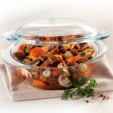 Каструля O Cuisine боросилікатне скло 27х23 см 3,1 л з кришкою