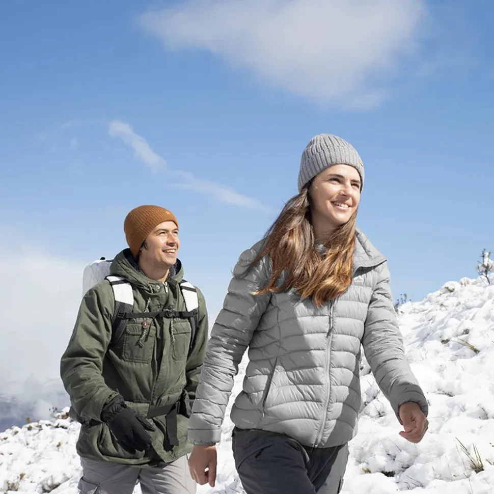 Шапка з підворотом Naturehike поліестер акрил нейлон 22 см синя