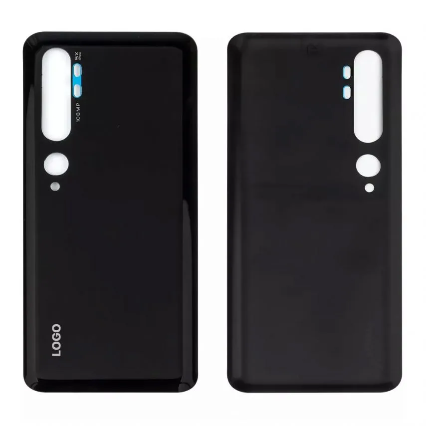 Задня кришка Xiaomi чорна High Quality для Mi Note 10 без скла камери