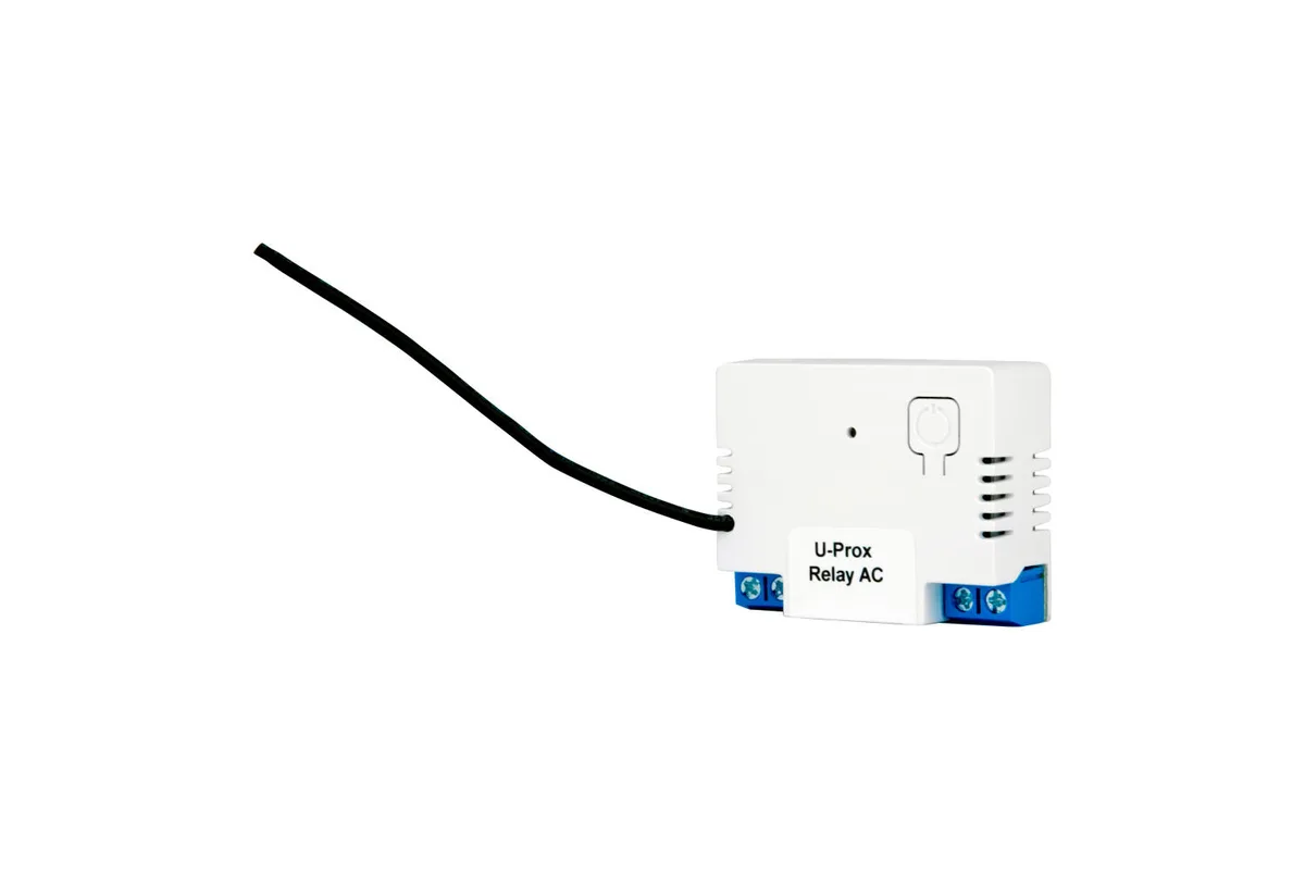Розумне реле з сухим контактом для управління приладами U-Prox Relay AC, 230V, 13А, 3 кВт, бездротове