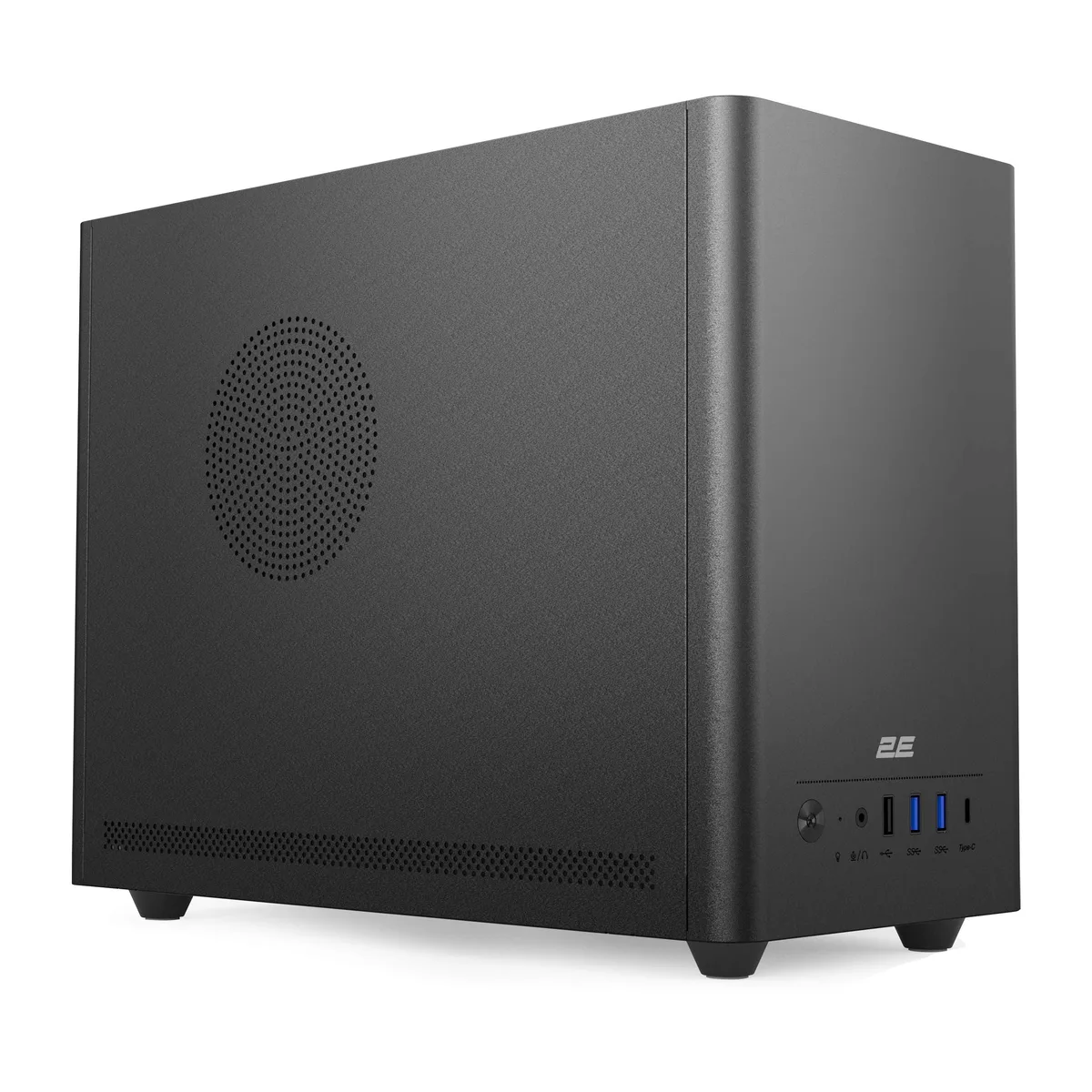Корпус 2E Credo Metal V300B без БЖ, 2xUSB3.0, 1х USB 2.0, 1xUSB Type-C, 1x90мм, VGA 310мм, mATX, чорний