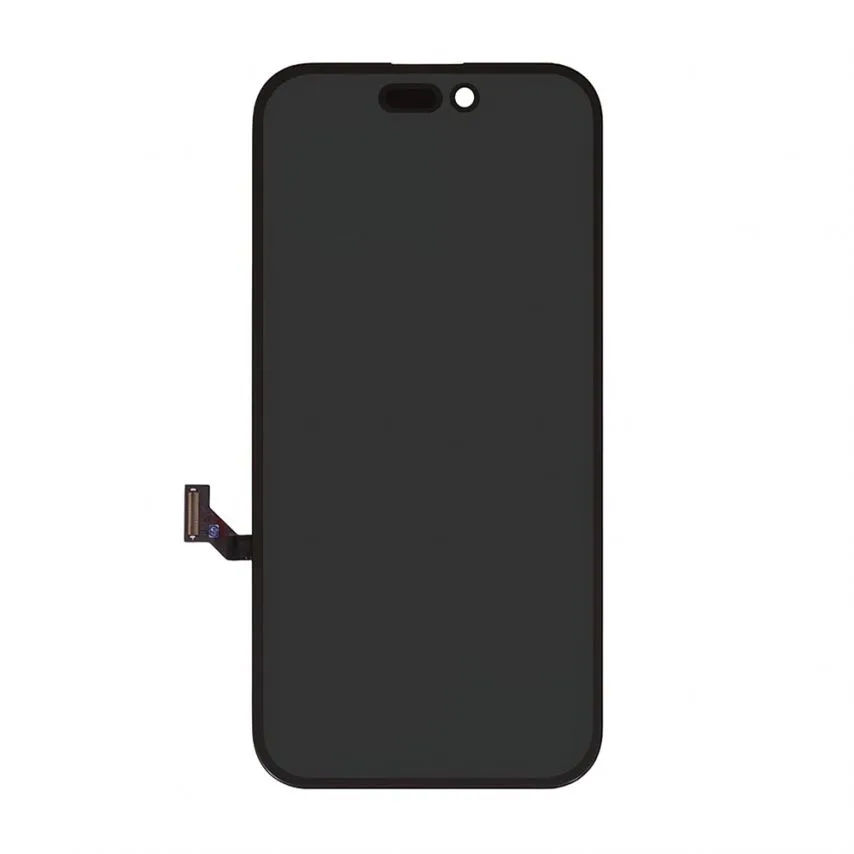 Дисплей Oled 6,1 дюйм черный для iPhone 15 с сенсорным экраном оригинального качества.