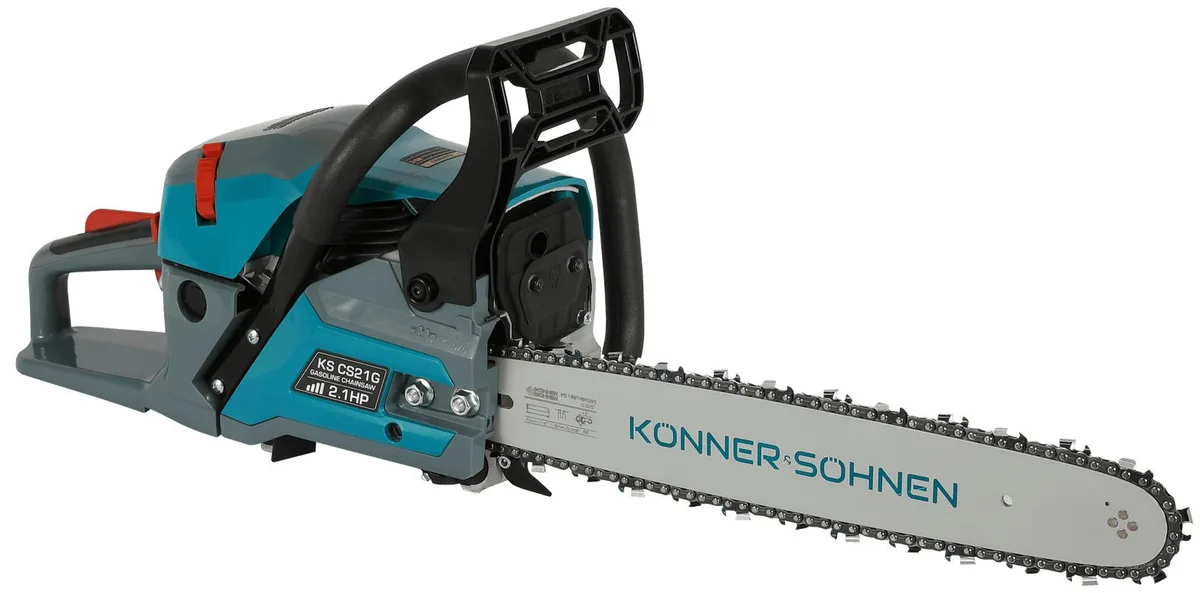 Бензинова ланцюгова пила KonnerSohnen KS CS21G-16, 33 см, 45 см3, 5,6 кг