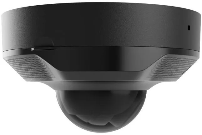 IP-Камера проводная Ajax DomeCam Mini, 8МП, 4мм, Poe, True WDR, IP 65, ИК 30м, аудио, угол обзора 75° до 85°, мини купольная, черная.