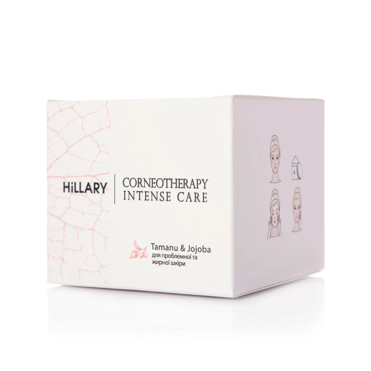 Крем для жирної та проблемної шкіри Hillary Corneotherapy Intense Сare Tamanu & Jojoba, 50 мл
