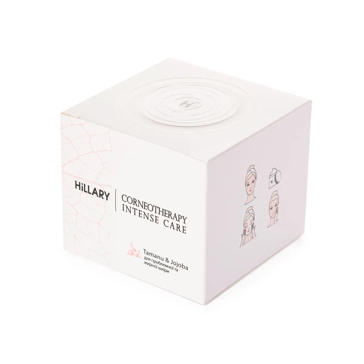 Крем для жирної та проблемної шкіри Hillary Corneotherapy Intense Сare Tamanu & Jojoba, 50 мл