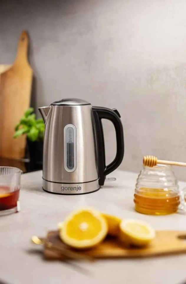 Електрочайник Gorenje Нержавіюча сталь 1,7 л 2200 Вт
