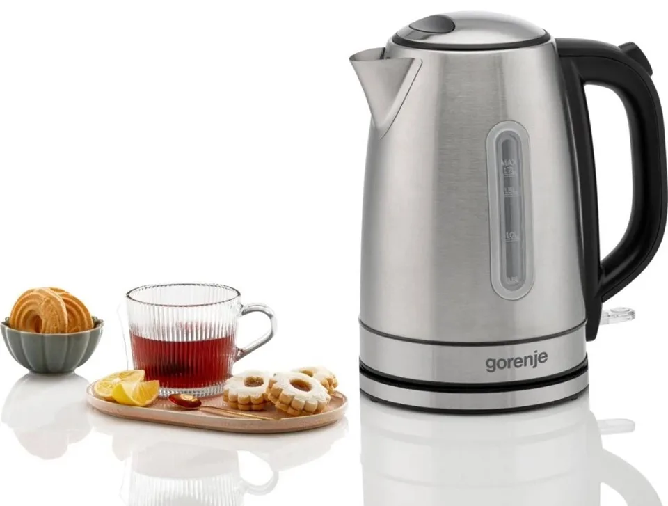 Електрочайник Gorenje Нержавіюча сталь 1,7 л 2200 Вт