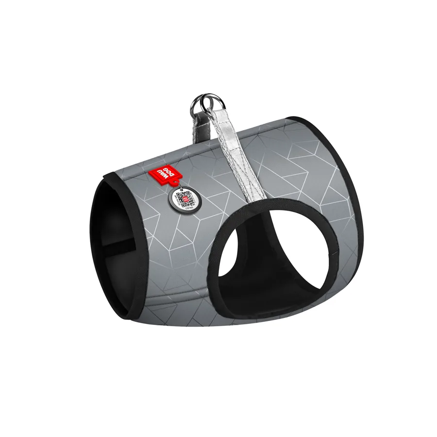 Шлея м'яка WAUDOG Reflective 22-24 см Нейлон XS3 Світловідбивна
