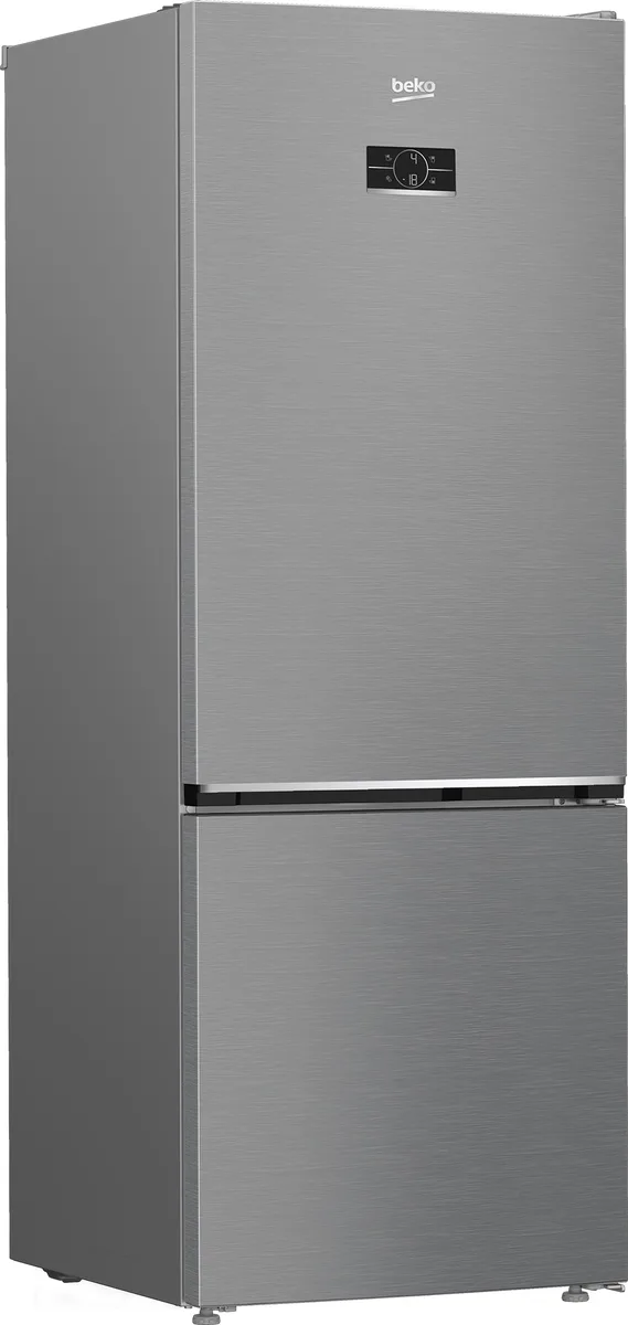 Холодильник Beko з нижнім морозильником, 192x70x74.5 см, об'єм холодильного відділу 340 л, морозильного - 150 л, 2 дверці, клас ен