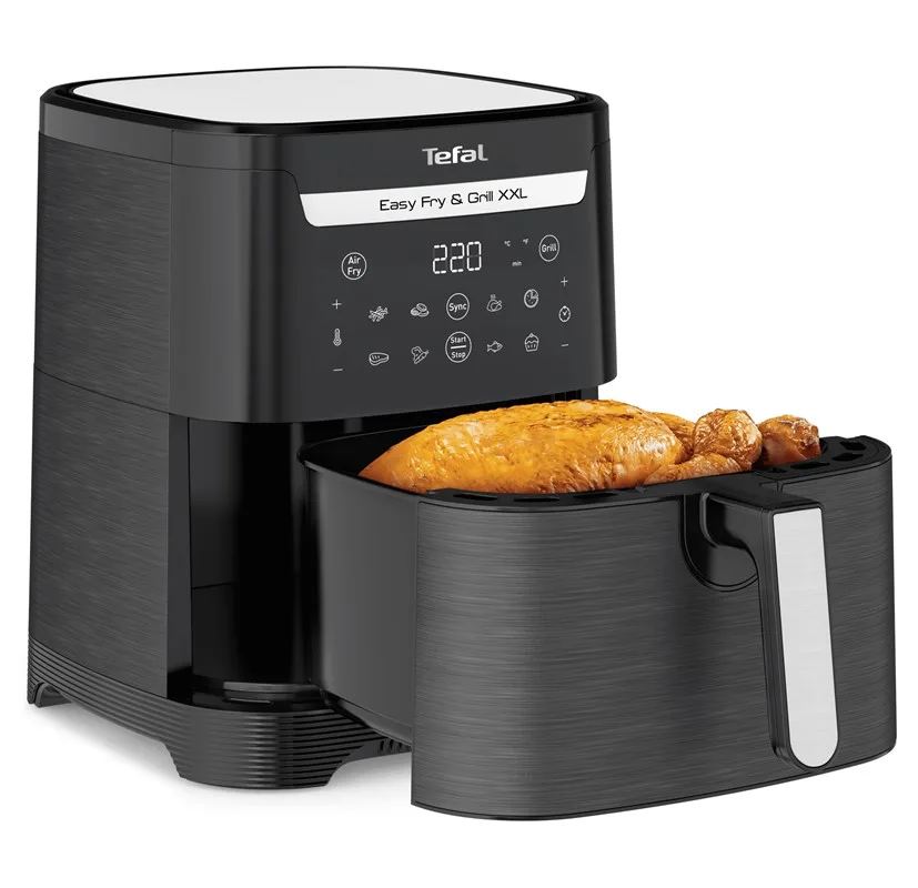 Мультипіч Tefal пластик 6,5 л чорна 1830 Вт сенсорне керування 8 програм