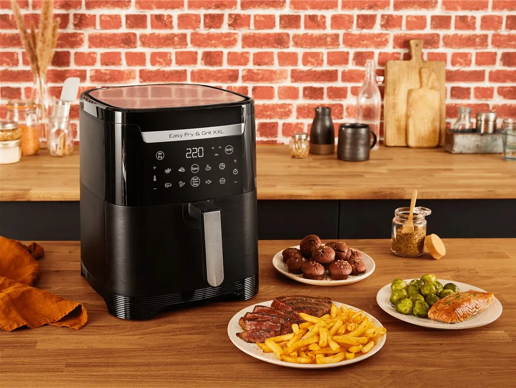 Мультипіч Tefal пластик 6,5 л чорна 1830 Вт сенсорне керування 8 програм