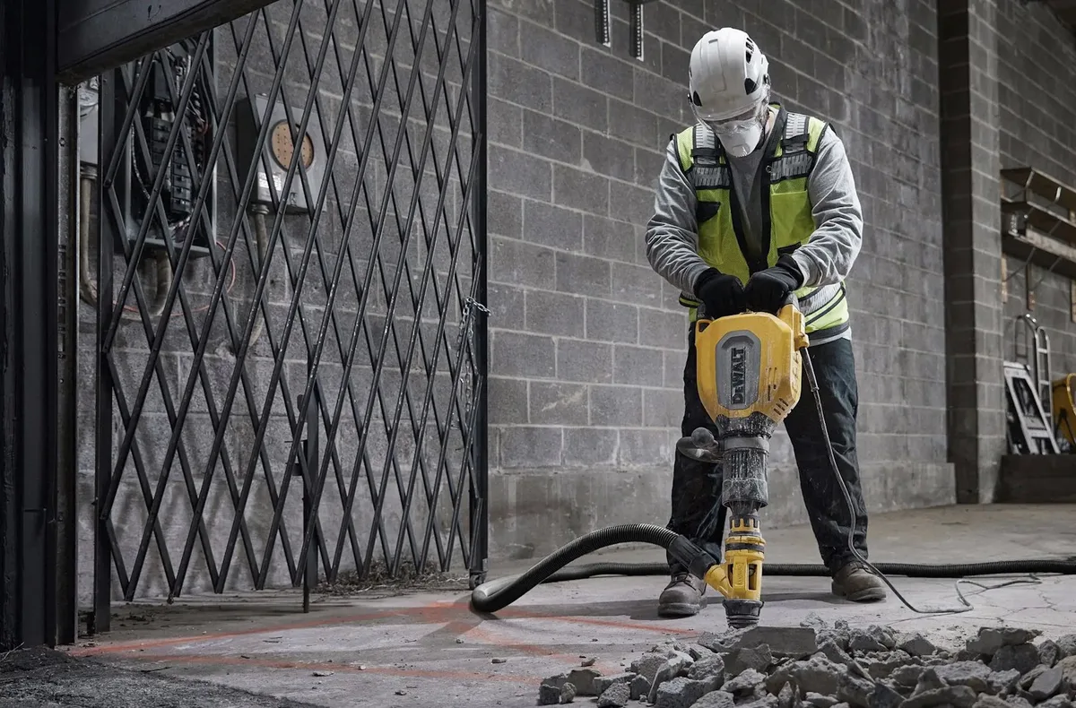 Відбійний молоток DeWalt 1700 Вт SDS-Max 27 Дж для демонтажних робіт важкий інструмент 12,7 кг