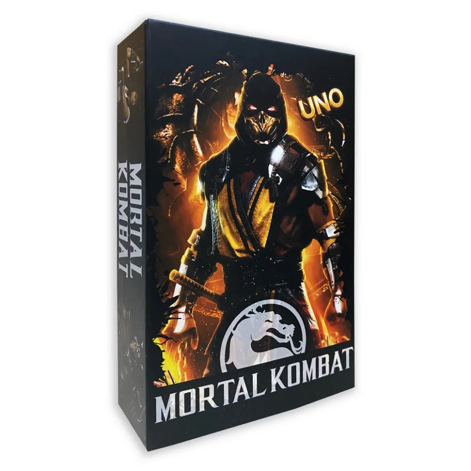 Настільна гра FlixPlay Mortal Kombat UNO картон 2-8 гравців багатоколірна