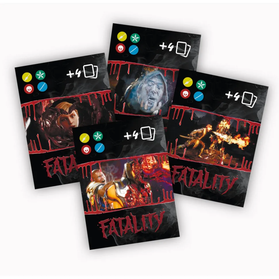 Настольная игра FlixPlay Mortal Kombat UNO картон 2-8 игроков многоцветная