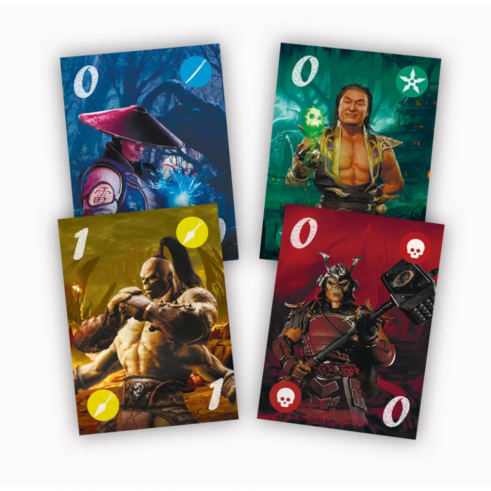 Настольная игра FlixPlay Mortal Kombat UNO картон 2-8 игроков многоцветная