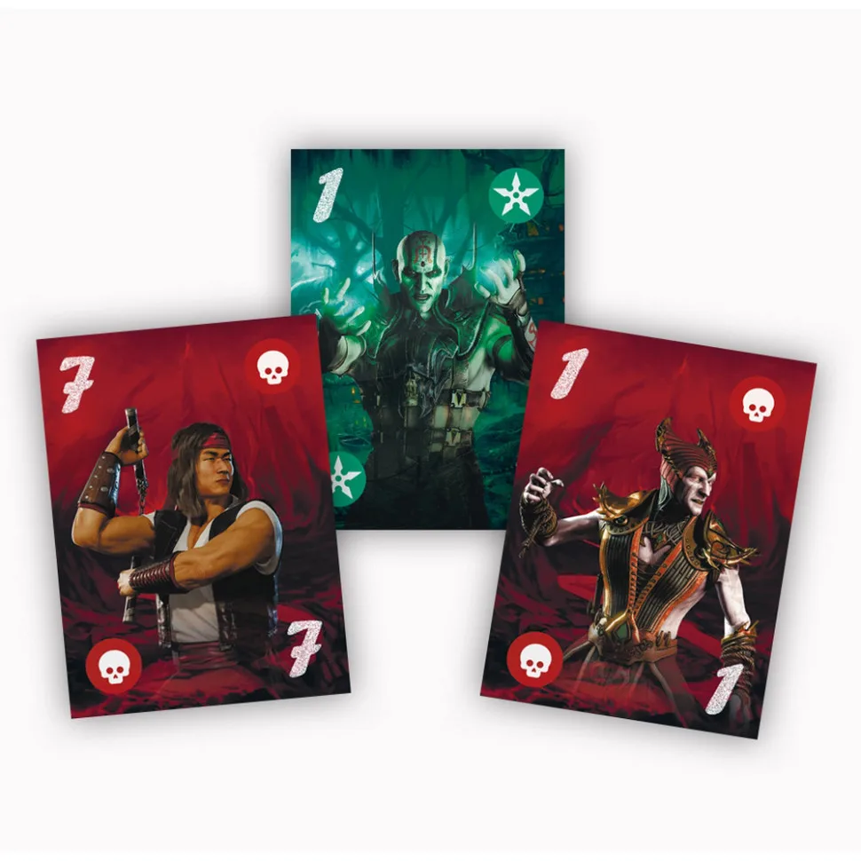 Настольная игра FlixPlay Mortal Kombat UNO картон 2-8 игроков многоцветная