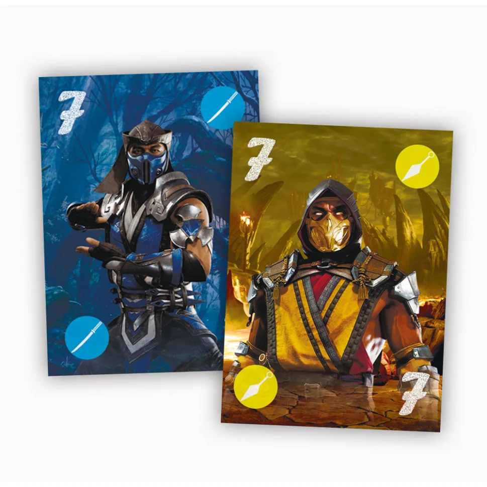Настольная игра FlixPlay Mortal Kombat UNO картон 2-8 игроков многоцветная