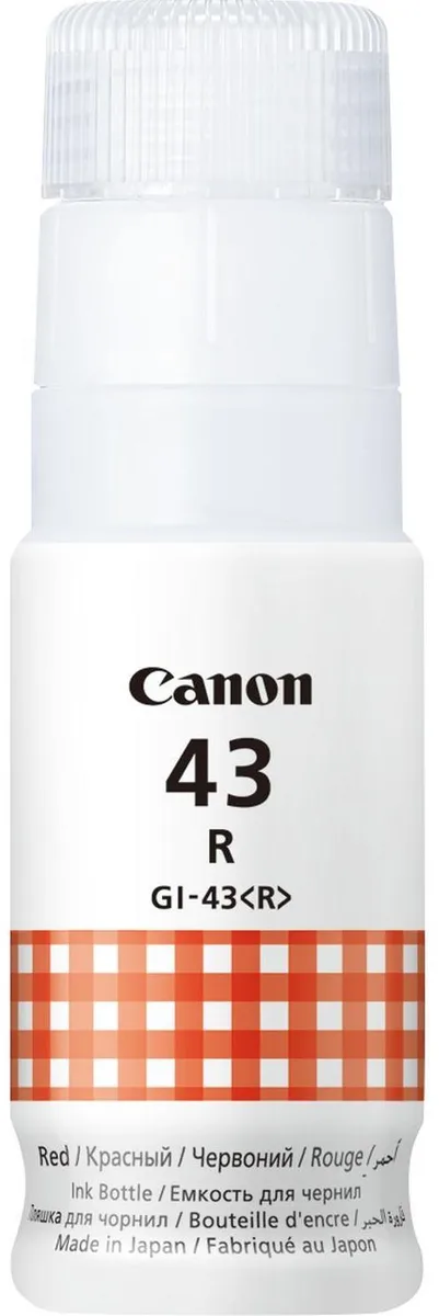 Чорнило Canon GI-43 Водорозчинне Червоне 4716C001