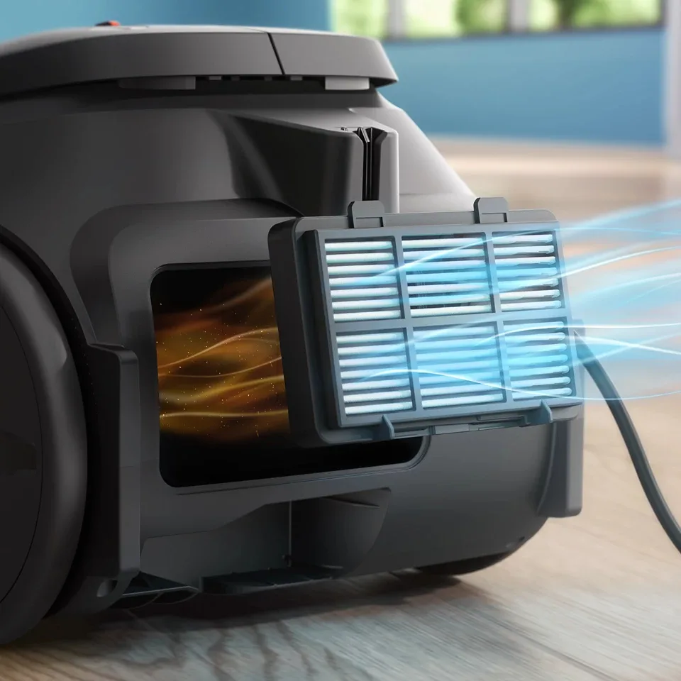Пилосос Philips для сухого прибирання 800 Вт 3 л мішок Чорний