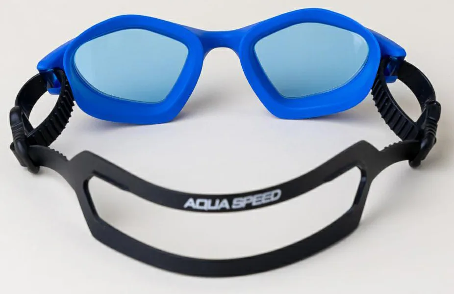 Окуляри для плавання AQUA SPEED TPE OFSM синій чорний