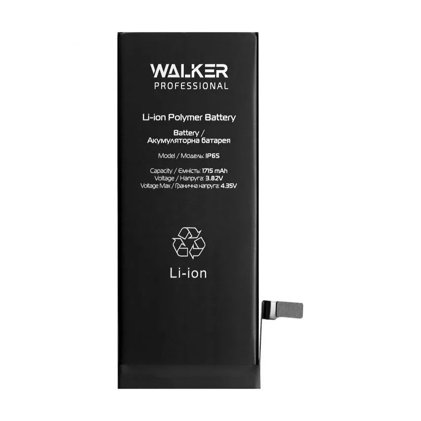 Акумулятор WALKER 1715mAh 3,82V для Apple iPhone 6s Original