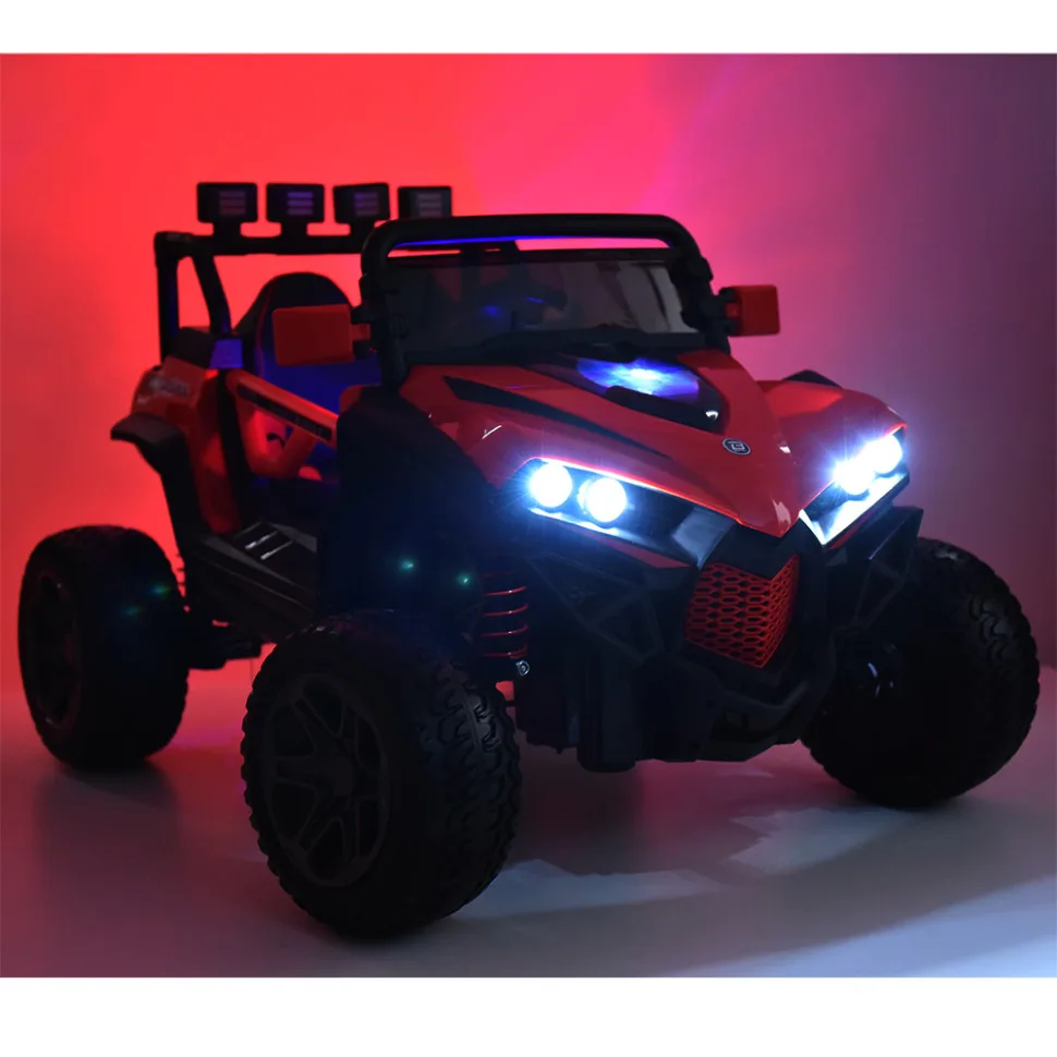 Электромобиль детский Bambi Racer кожа 126х97х85 см коричневый