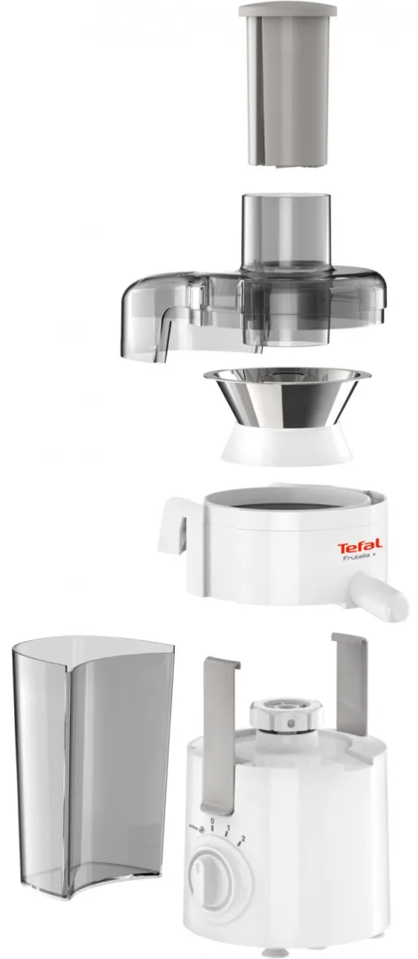 Соковыжималка Tefal центробежная пластиковая 29,5х17х26 см белая 350 Вт