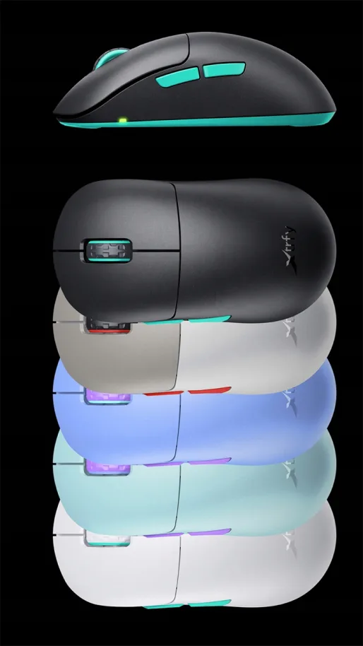 Миша Xtrfy M8, WL/USB-A, RGB, чорний