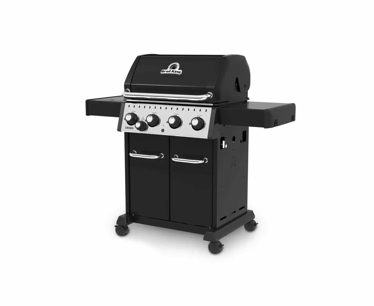 Газовий гриль Broil King 440 чавун 143х58х117 см чорний сріблястий