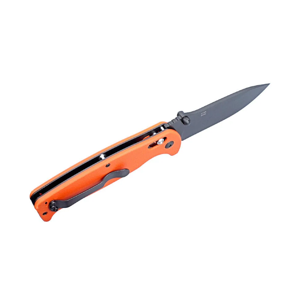 Ніж складаний Ganzo 440C 89 мм помаранчевий G10 150 г