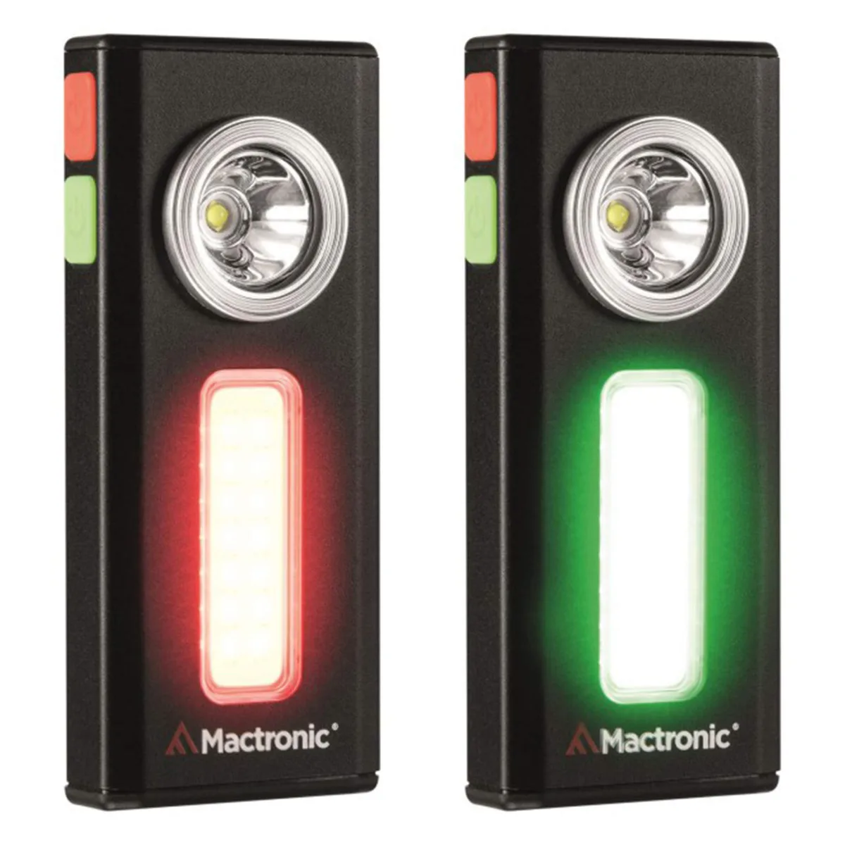 Ліхтар Mactronic професійний 500 Lm білий червоний зелений алюмінієвий USB Rechargeable
