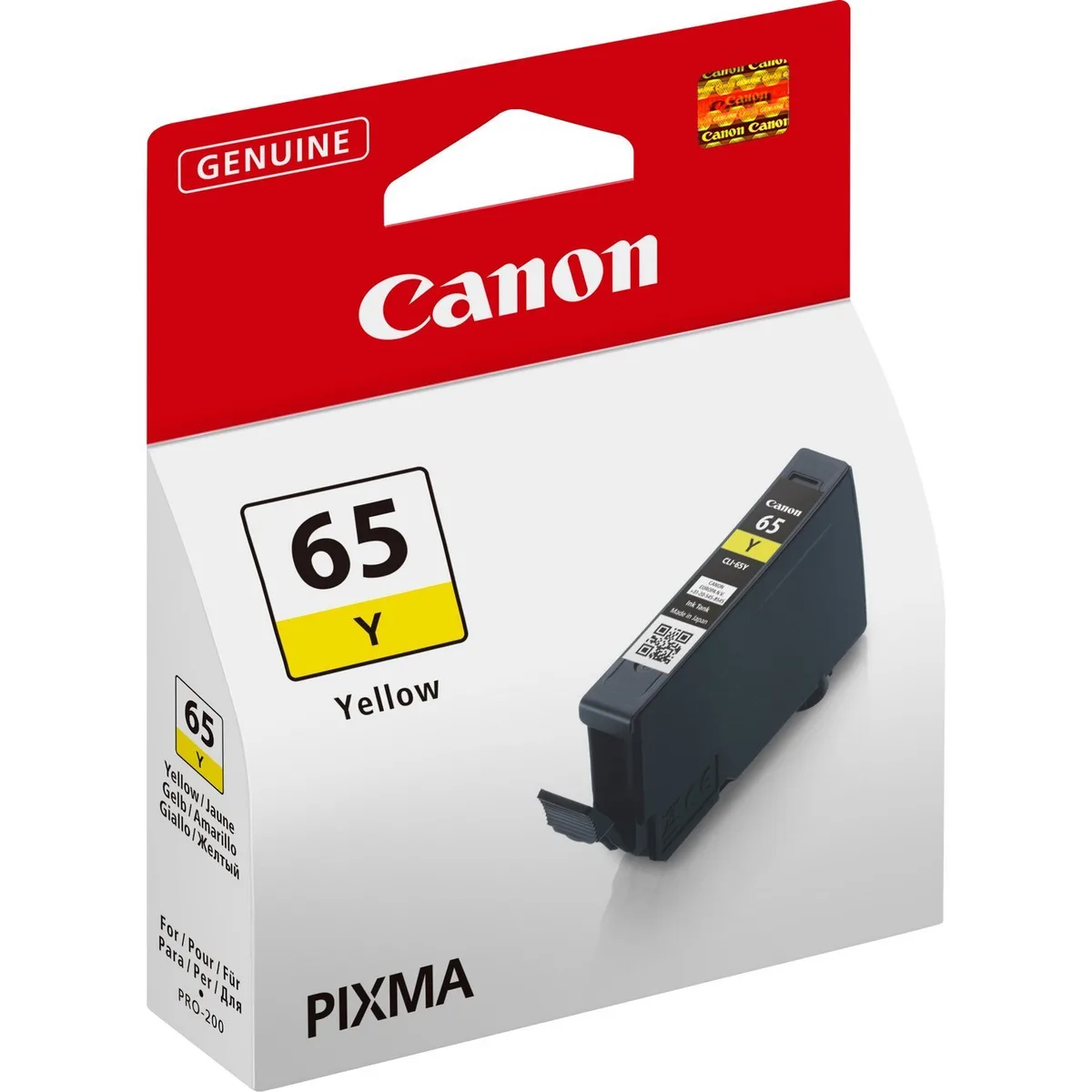 Картридж струйный Canon CLI-65 Pro-200 Желтый