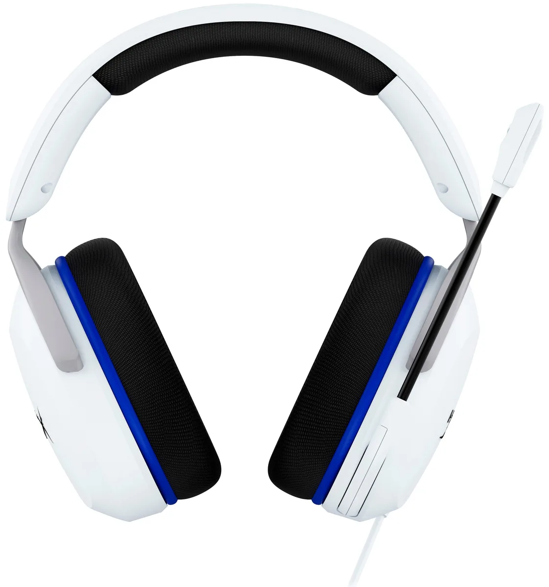 Гарнітура HyperX дротова повнорозмірна біло-синя 1,3 м для PS5 PS4