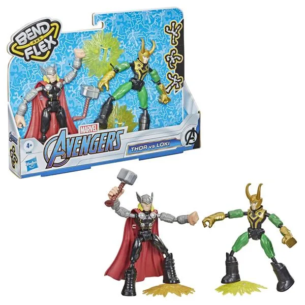 Набір фігурок Hasbro Тор і Локі 15 см різнокольорові