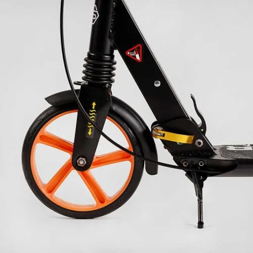Самокат алюмінієвий Best Scooter з ручним дисковим гальмом 200мм колеса для дітей та дорослих міський транспорт