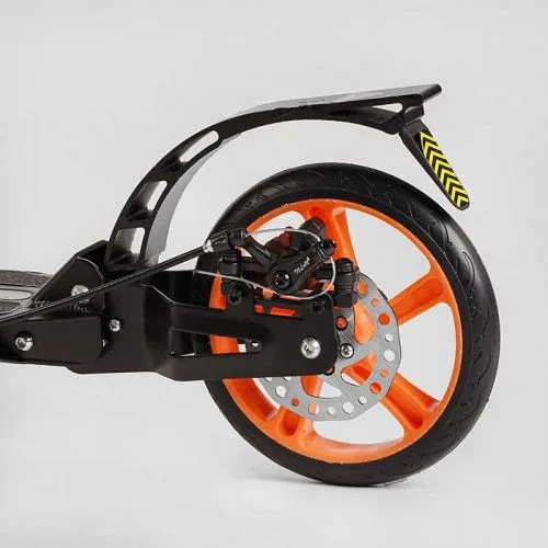 Самокат алюмінієвий Best Scooter з ручним дисковим гальмом 200мм колеса для дітей та дорослих міський транспорт