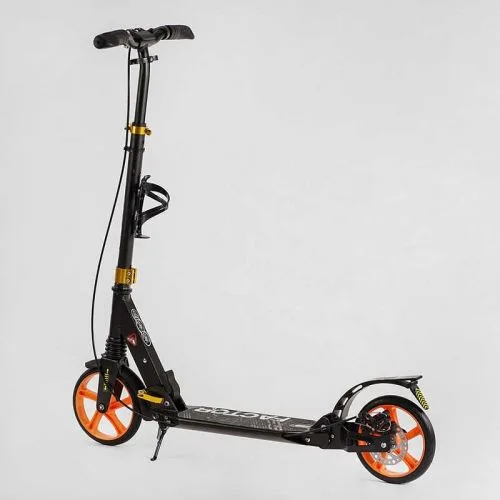 Самокат алюмінієвий Best Scooter з ручним дисковим гальмом 200мм колеса для дітей та дорослих міський транспорт