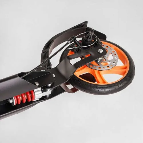 Самокат алюмінієвий Best Scooter з ручним дисковим гальмом 200мм колеса для дітей та дорослих міський транспорт