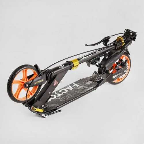 Самокат алюмінієвий Best Scooter з ручним дисковим гальмом 200мм колеса для дітей та дорослих міський транспорт