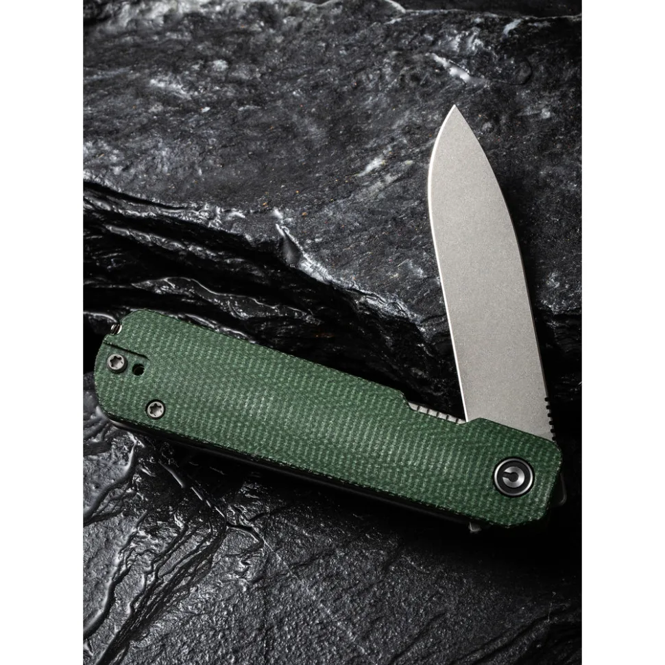 Нож складной карманный Civivi Nitro-V 72 мм Micarta темно-зеленый.