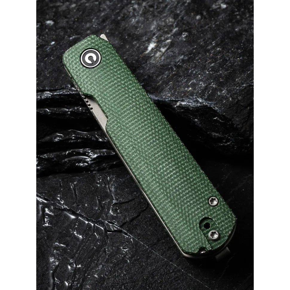 Нож складной карманный Civivi Nitro-V 72 мм Micarta темно-зеленый.