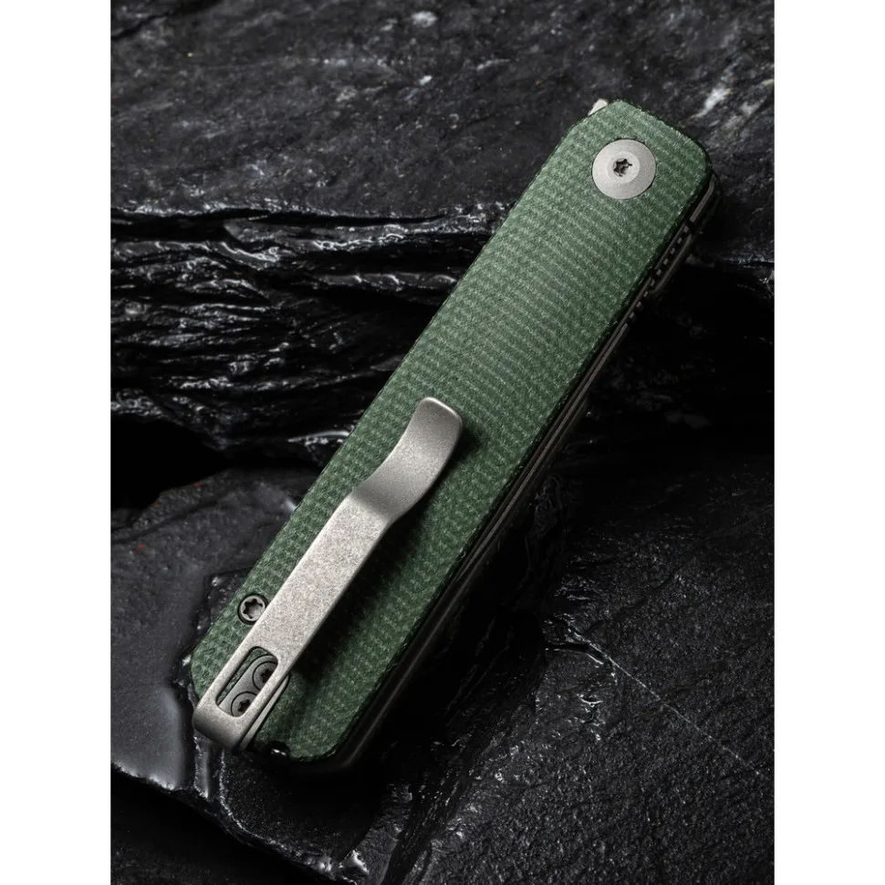 Нож складной карманный Civivi Nitro-V 72 мм Micarta темно-зеленый.