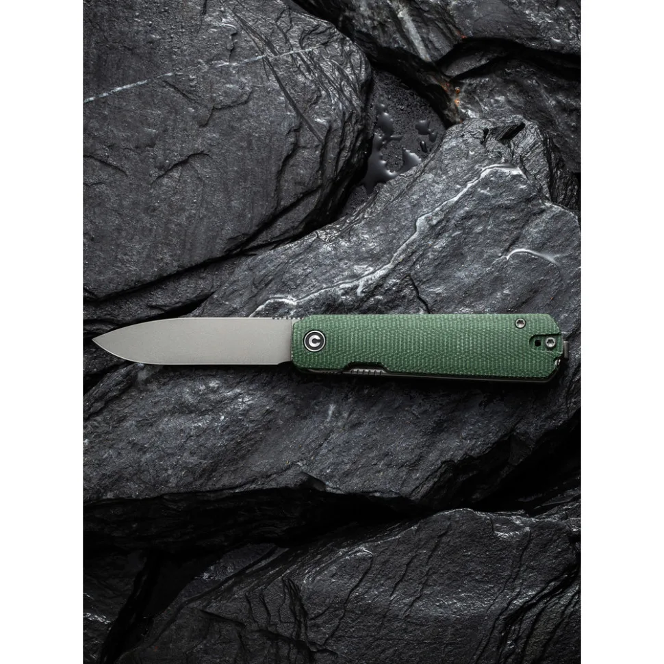 Нож складной карманный Civivi Nitro-V 72 мм Micarta темно-зеленый.